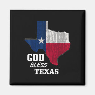 Imã Deus abençoe Texas Flag Texas Independence Day Blu