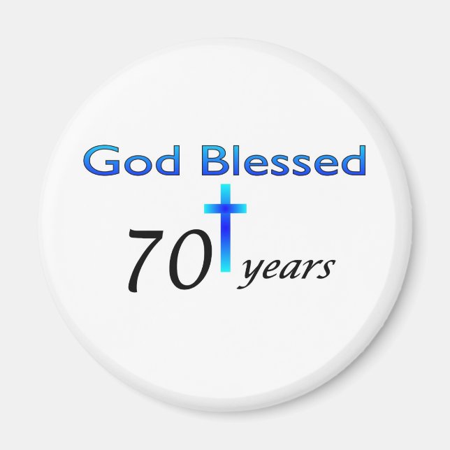 Imã Deus abençoou o presente de aniversário de 70 anos (Frente)