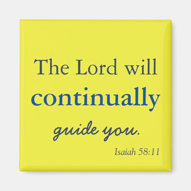 Imã Deus adorável estará com você, Magnet (Frente)