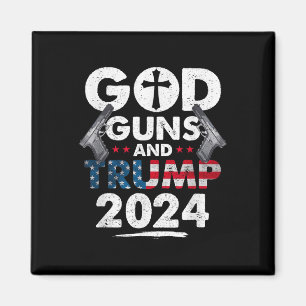 Imã Deus Armas E Trump 2024 Bandeira Americana