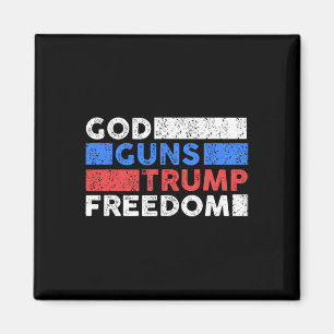 Imã Deus Armas Trump Liberdade - Divertido EUA Trump