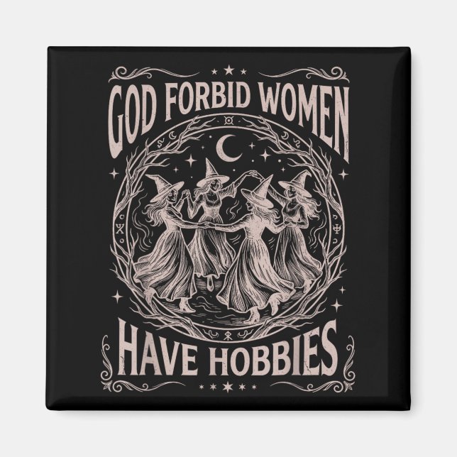 Imã Deus Celestial Retrô Proíbe Mulheres de Terem Pass (Frente)