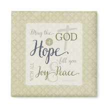 Deus da Esperança Preencha-o com alegria e paz