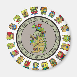 Imã deus da morte do Maia-calendário