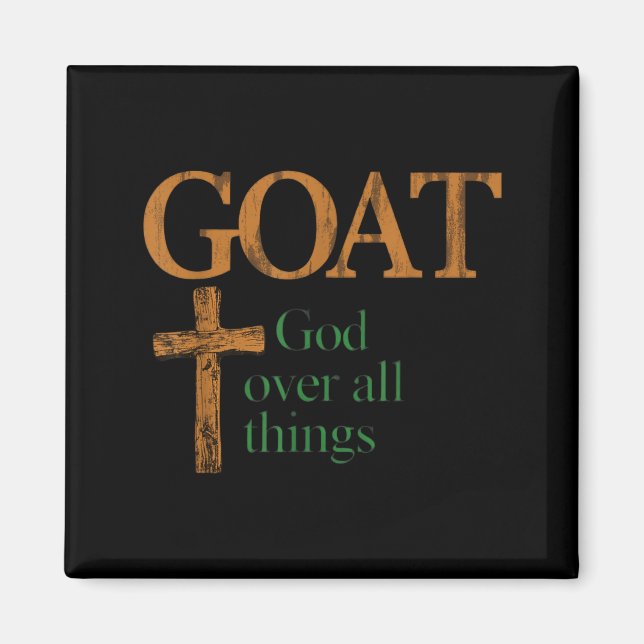Imã Deus das Cabras Sobre Todas as Coisas Ditado Crist (Frente)
