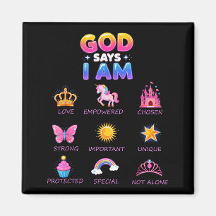 Imã Deus Diz Eu Sou Princesa Fofa Jesus Adolescente Me