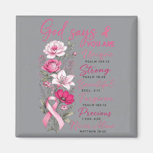 Imã Deus Diz Flores Cristão Câncer de Mama Rosa