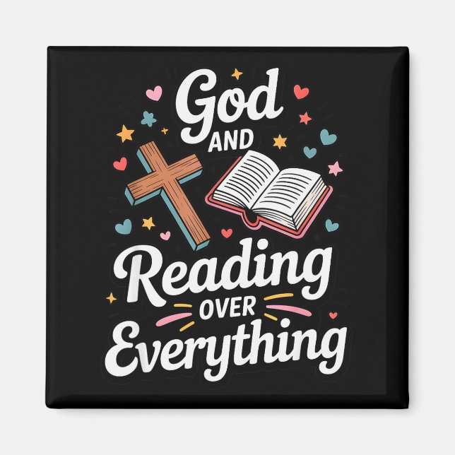 Imã Deus E Leitura Sobre Tudo Fé Bíblica  (Frente)