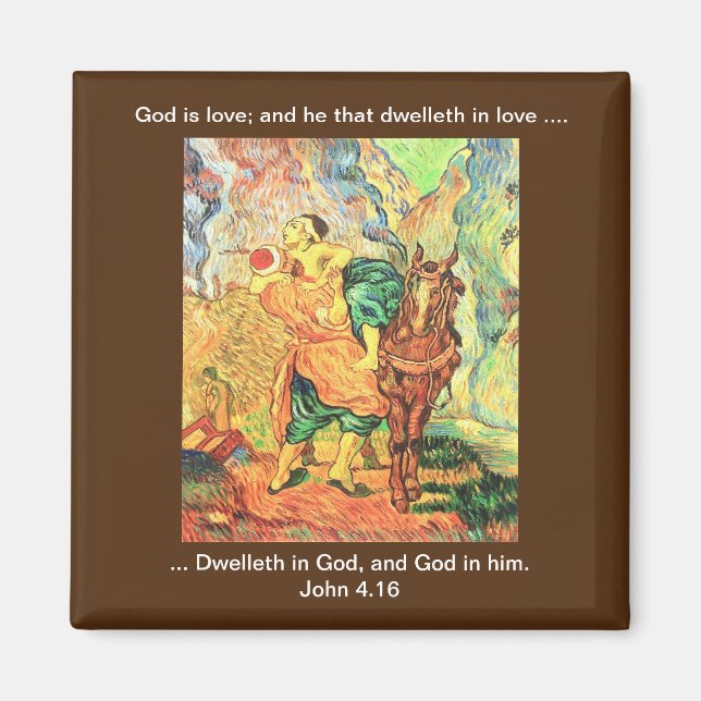 Imã Deus é o amor - Magnet (Frente)