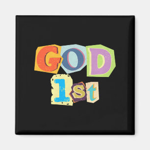 Imã Deus em 1º lugar – Camiseta Cristã Premium Tri-ble