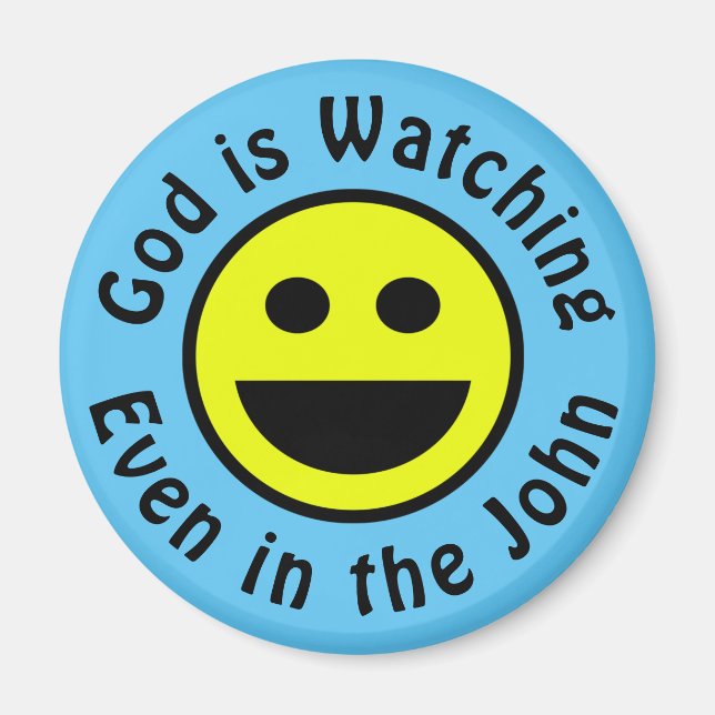 Imã Deus está assistindo ímã (Frente)