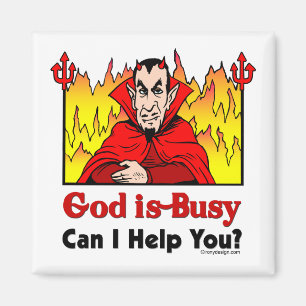 Imã Deus Está Ocupado, Posso Ajudá-Lo? Íman
