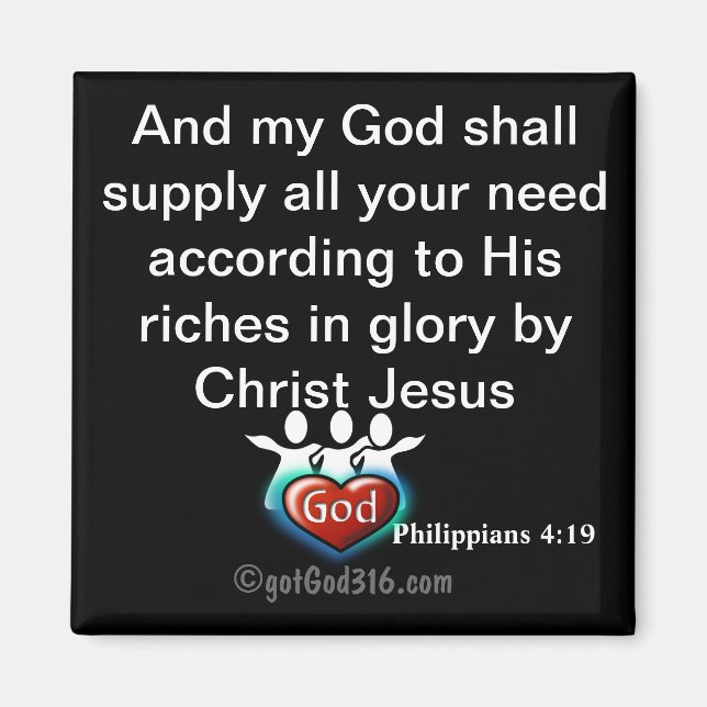 Imã Deus fornecerá sua necessidade gotGod316.com Scrip (Frente)