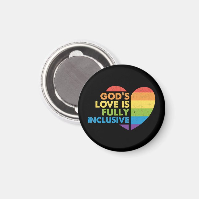 Imã Deus Gay Cristão Lgbt (Front/Back)
