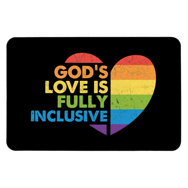 Ímã Deus Gay Cristão Lgbt (Horizontal)