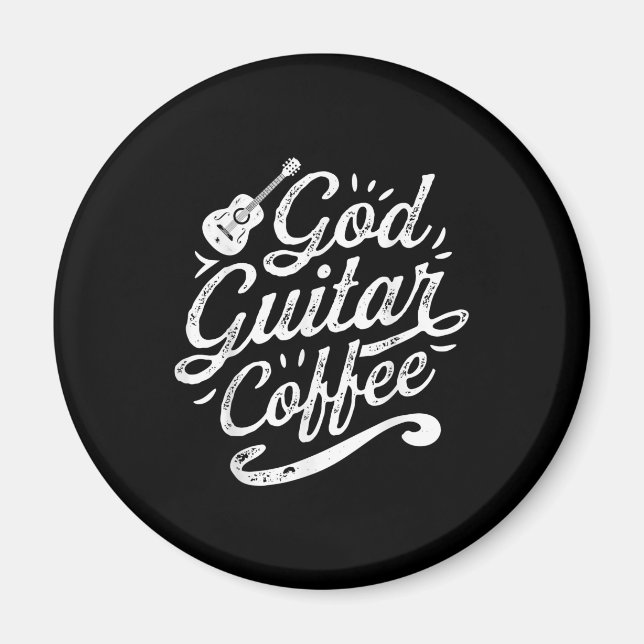 Imã Deus Guitar Café Música Sobrenha Frio (Frente)