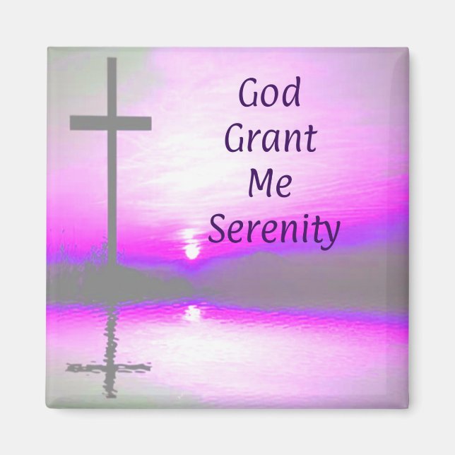 Imã Deus me conceda o ímã da Serenidade (Frente)