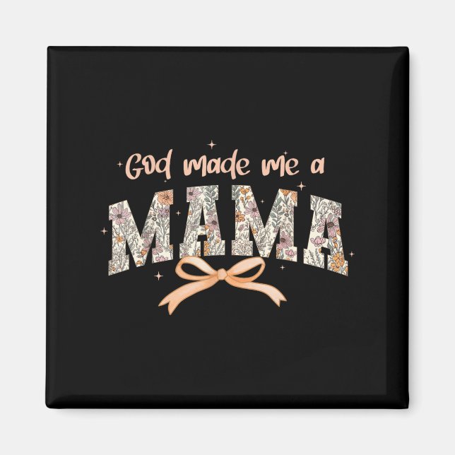 Imã Deus Me Fez Uma Mãe Cristã Mães Moda Fé-ba (Frente)