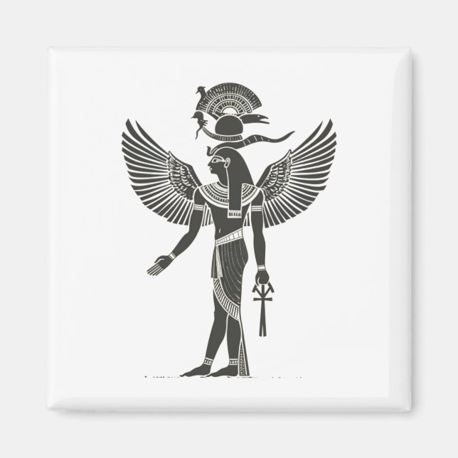 Imã DEUS RA, símbolo egípcio, mitologia, deus do sol (Frente)