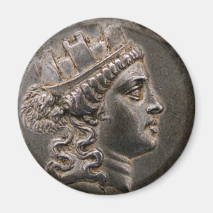 Imã Deusa Cybele Tetradrachm