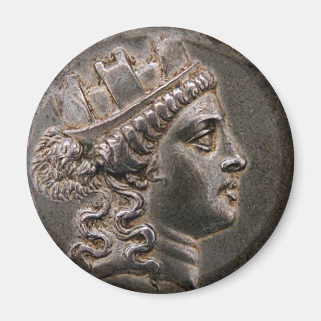 Imã Deusa Cybele Tetradrachm (Frente)