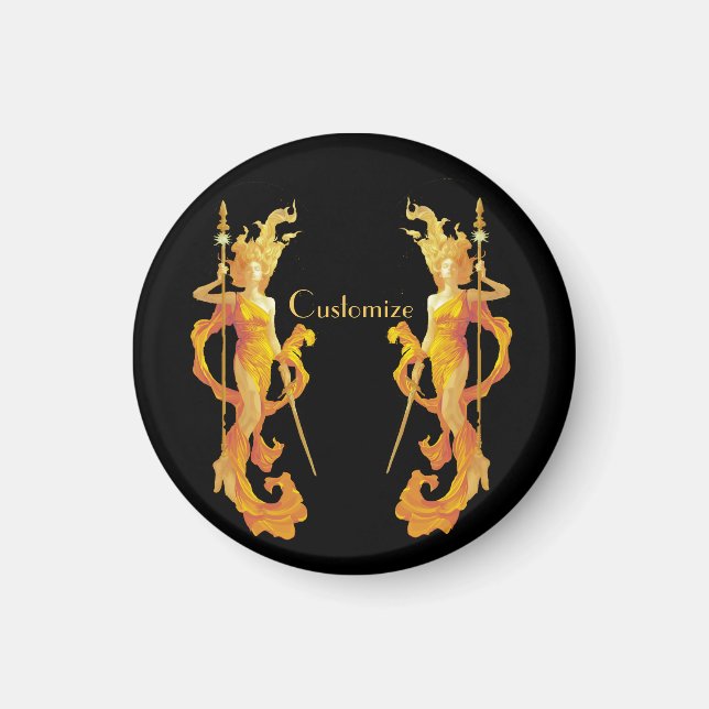 Imã Deusa do Guerreiro do ouro Thunder_Cove (Frente)