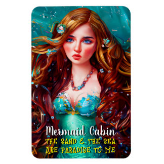Ímã Deusa do Mar Ninfh Siren Sereia Mermaid Cruise Roo
