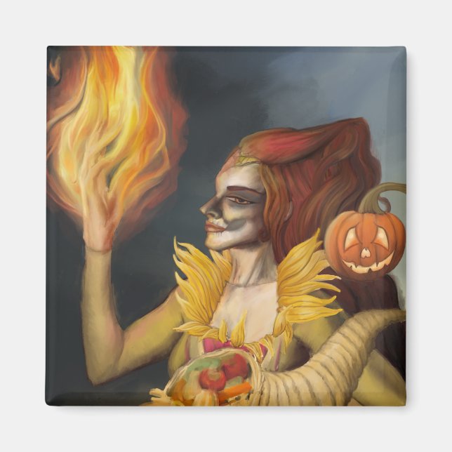 Imã Deusa do outono (Frente)