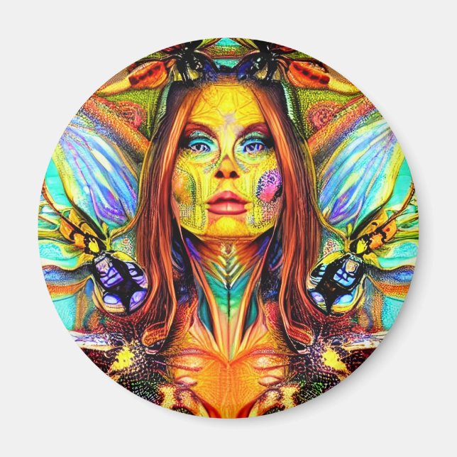 Imã Deusa Gaia, a Mãe da Terra (Frente)