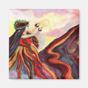 Imã Deusa Havaiana Pele Magnet