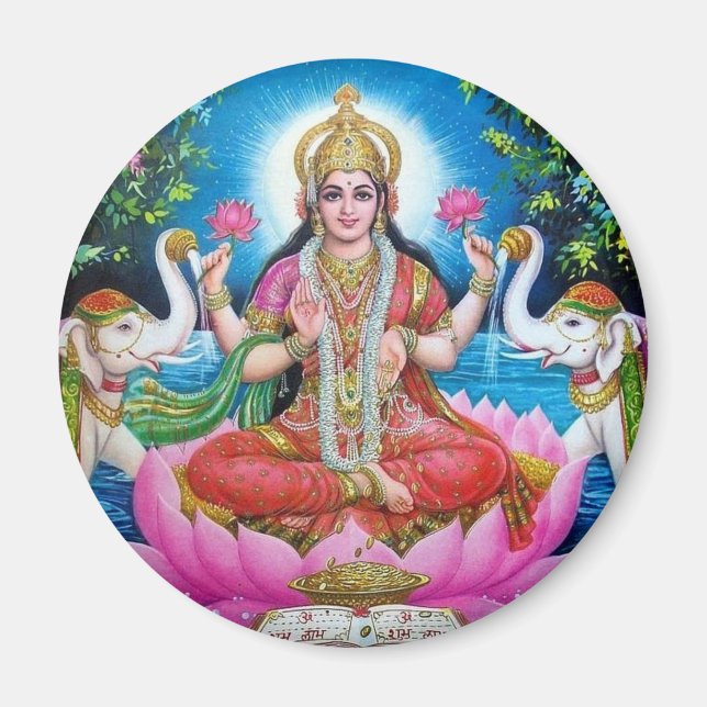 Imã Deusa Lakshmi do Amor, Prosperidade e Riqueza (Frente)