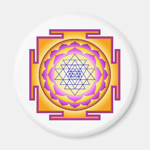 Imã Deusa Shri Lalitha Tripura Sundari de Sri Chakra