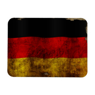 Ímã Deutsch Flagge - Vintage...