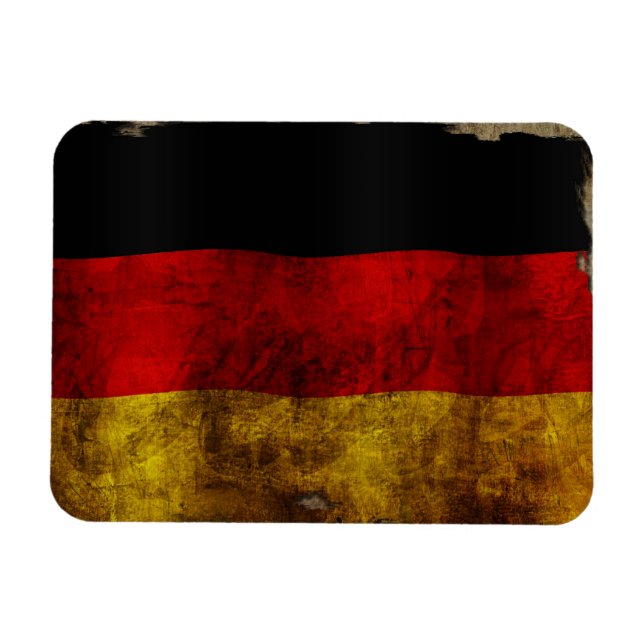Ímã Deutsch Flagge - Vintage... (Horizontal)