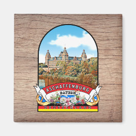 Imã Deutschland Aschaffenburg Vintages Souvenir