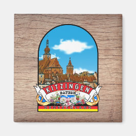 Imã Deutschland Kitzingen Vintage souvenir