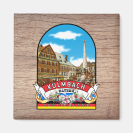 Imã Deutschland Kulmbach Vintage souvenir