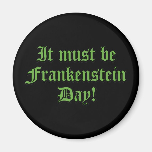Imã Deve Ser O Dia De Frankenstein (Frente)