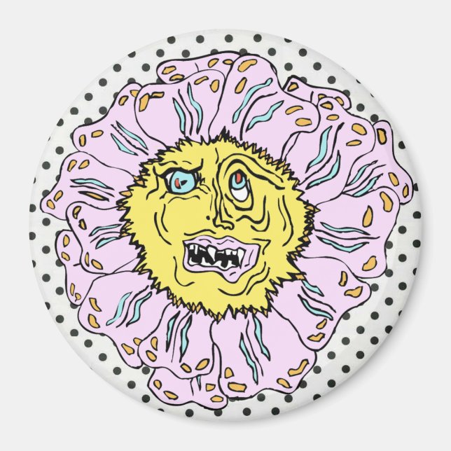 Imã Devilish Daisy Magnet (Frente)