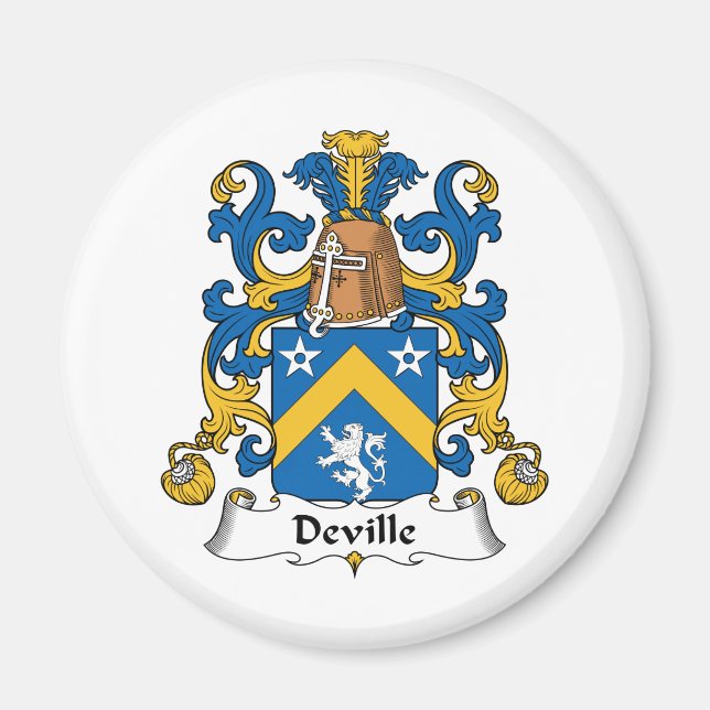 Imã Deville Family Crest (Frente)