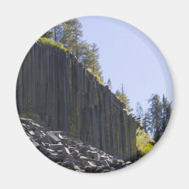 Imã Devils Postpile Round Magnet