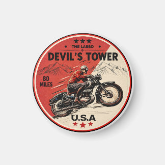 Imã Devil's Tower Road - a viagem de moto laço