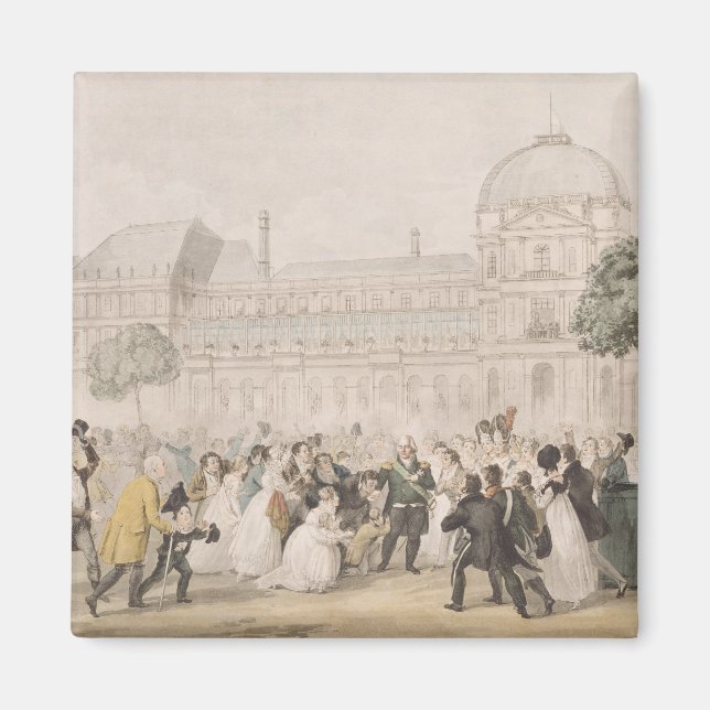 Imã Devolução de Luís XVIII a Paris, 8 de julho de 181 (Frente)