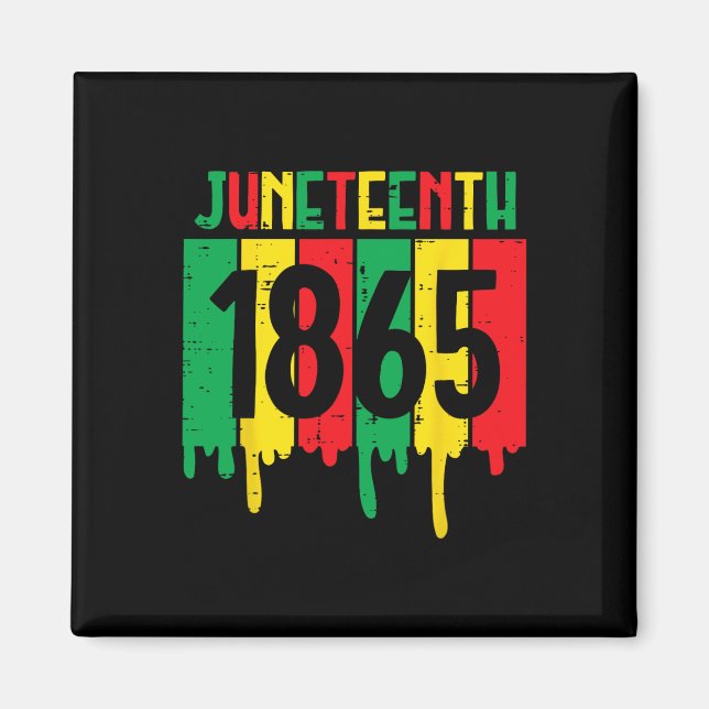 Imã Dezembro 1865 Drip African American Men Ki (Frente)