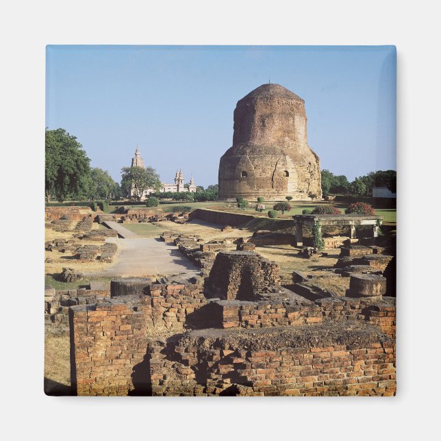 Imã Dhamekh estúpido, c.500 AD (Frente)