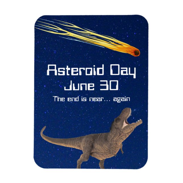 Ímã Dia Asteroide 30 de junho (Vertical)