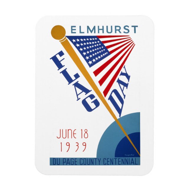 Ímã Dia da Bandeira (Vertical)