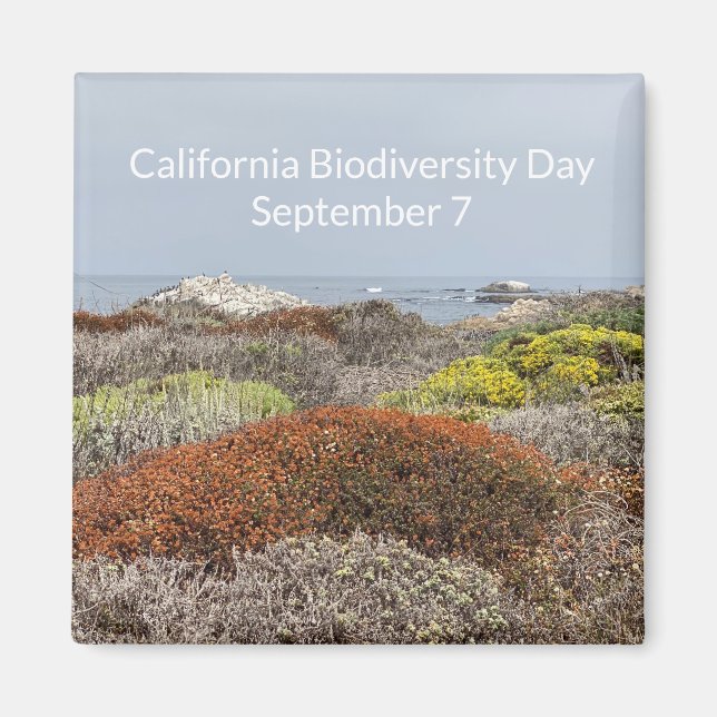 Imã Dia da Biodiversidade da Califórnia (Frente)
