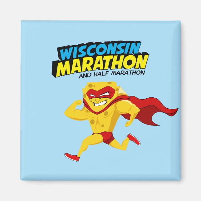 Imã Dia da Corrida da Maratona de Wisconsin (Frente)