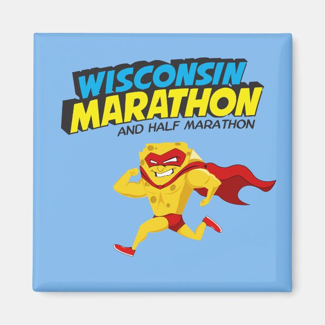 Imã Dia da Corrida da Maratona de Wisconsin (Frente)